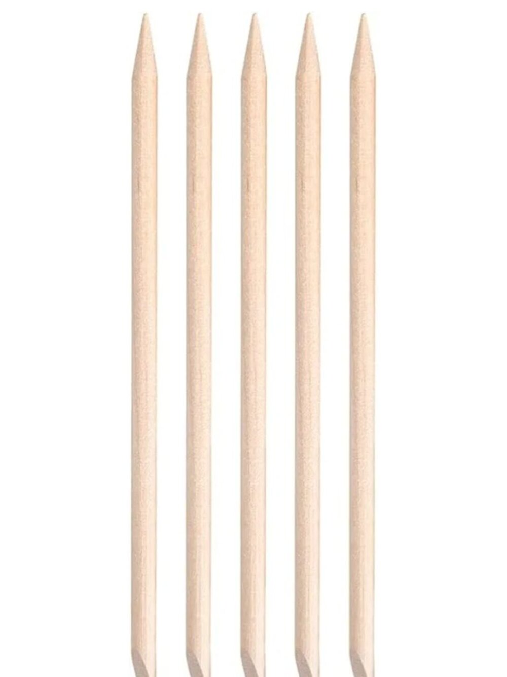 Free W/ Purchase 5PCS Orange Wood Nail Sticks Double Sided Cuticle Pusher